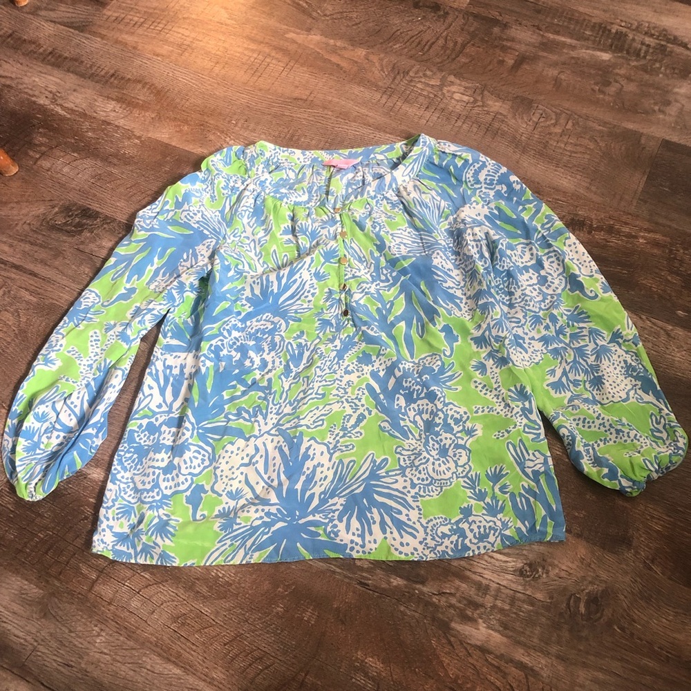 Lilly Pulitzer silk blouse